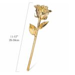 24K Gold Dipped Real Rose For Your Closed Ones | Valentine's Gifting - Image 3