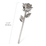 Real Silver Dipped Real Rose For Your Closed Ones | Valentine's Gifting - Image 3