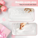 Clear Acrylic Flower Vase Rectangular - Image 8