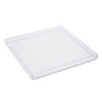 Luxury Tray In Highly Polished Clear Acrylic For Showcasing Purposes