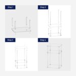 Acrylic Side Table for Small Spaces | Home Accent End Table for Living Room, Bedroom, 3-Tier - Image 6