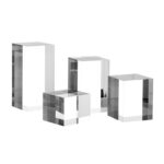 Luxury Transparent Solid Acrylic Display Blocks for Photography Boutique Jewelry Cosmetic Crafts - Image 6