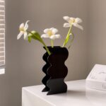 Acrylic Vase,Unique Vase Decor,Acrylic Vase for Home Office Centerpieces Wedding Holiday Party Gift - Image 6
