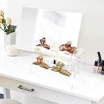 Acrylic Claw Clip Organizer Holder | 360-Degree Rotating Claw Clip Holder