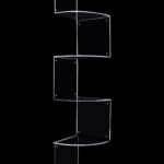 5 Tier Corner Shelf Wall Mount Floating Acrylic