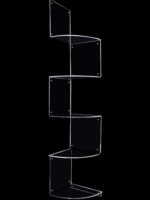 5 Tier Corner Shelf Wall Mount Floating Acrylic