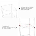 Acrylic Triangle End Table - 3 Tier Corner Side Table - Image 7