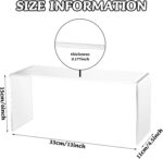 4 Pcs Large Clear Acrylic Riser for Display - Image 6