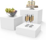 Set of 5 Display Buffet Risers Acrylic Cube with Hollow Bottoms - Image 7