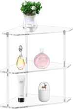Corner Shelf 2 Tier Bathroom Counter Organizer Acrylic Countertop Corner Shelves - Image 7