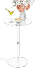Acrylic End Table, Clear Side Tables for Small Space - Image 2