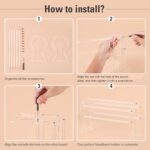 Headband Holder, Clear Headband Organizer, Acrylic Hair Hoop Display Stand, Hairband Rack Holder, Headband Storage Holder for Women and Girls - Image 4