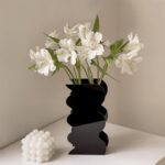 Acrylic Vase,Unique Vase Decor,Acrylic Vase for Home Office Centerpieces Wedding Holiday Party Gift - Image 3