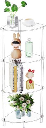 Clear Triangle Acrylic Side Table for Small Space - Image 6