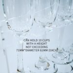 2 Tier Acrylic Champagne Wall Holder for Party - Image 9