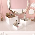 Set of 5 Display Buffet Risers Acrylic Cube with Hollow Bottoms