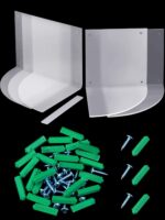 5 Tier Corner Shelf Wall Mount Floating Acrylic - Image 5