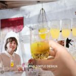 2 Tier Acrylic Champagne Wall Holder for Party - Image 7