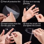 4PCS Acrylic Donut Stand, Donut Holder Stands for Dessert Table - Image 2
