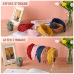 Headband Holder, Clear Headband Organizer, Acrylic Hair Hoop Display Stand, Hairband Rack Holder, Headband Storage Holder for Women and Girls - Image 6