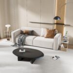 Acrylic Side Table for Small Spaces | Home Accent End Table for Living Room, Bedroom, 3-Tier - Image 4