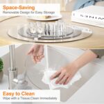 Acrylic Cupcake Stand, Clear Dessert Tower Holder Display with Base for Wedding, Party, Baby Shower, 3 Tier Round - Image 5