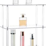 Rectangular 3 Tier Clear Acrylic Tabletop Display Stand