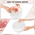 Acrylic Floral Centerpiece for Dining Table Decorations Wedding Round Flower Vase - Image 2