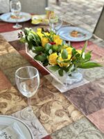 Clear Acrylic Flower Vase Rectangular - Image 12