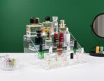 12" Acrylic Riser Display Stands - 4 Tier Clear Acrylic Display Shelf, Double Sided Usable - Image 6