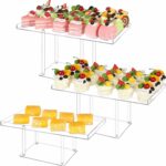 Clear Acrylic Dessert Stands Buffet Risers for Cupcakes Dessert Pastry Food - Image 5