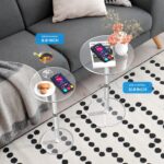 Acrylic End Table, Clear Side Tables for Small Space - Image 6