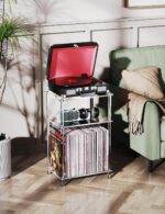 Acrylic Side Table Clear 3-Tier End Table for Living Room - Image 6