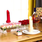 Clear Acrylic Flower Vase Rectangular - Image 5