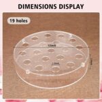 Acrylic Floral Centerpiece for Dining Table Decorations Wedding Round Flower Vase - Image 5