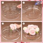Acrylic Floral Centerpiece for Dining Table Decorations Wedding Round Flower Vase - Image 3