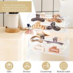 Acrylic Claw Clip Organizer Holder | 360-Degree Rotating Claw Clip Holder - Image 13