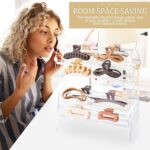 Acrylic Claw Clip Organizer Holder | 360-Degree Rotating Claw Clip Holder - Image 14