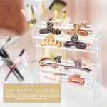 Acrylic Claw Clip Organizer Holder | 360-Degree Rotating Claw Clip Holder - Image 16