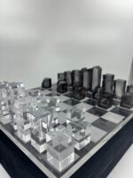 Luxury Chess Board In Highly Polished Acrylic With Frosted Board - Image 4