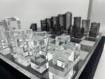 Luxury Chess Board In Highly Polished Acrylic With Frosted Board - Image 5