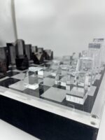 Luxury Chess Board In Highly Polished Acrylic With Frosted Board - Image 10