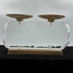 Luxury Candle Holder In Highly Polished Clear Acrylic