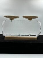 Luxury Candle Holder In Highly Polished Clear Acrylic