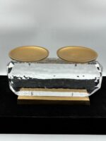 Luxury Candle Holder In Highly Polished Clear Acrylic - Image 2