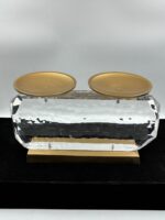 Luxury Candle Holder In Highly Polished Clear Acrylic - Image 2