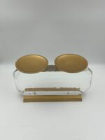 Luxury Candle Holder In Highly Polished Clear Acrylic - Image 5