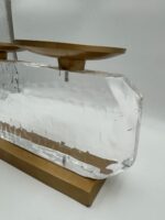 Luxury Candle Holder In Highly Polished Clear Acrylic - Image 7