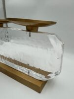 Luxury Candle Holder In Highly Polished Clear Acrylic - Image 7