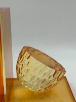 Luxury Bookend In Highly Polished Clear Acrylic In Peach Colour - Image 2